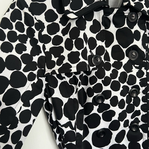 NWOT Animal Print Cotton Spring/Fall Trench Coat | M - Picture 7 of 10